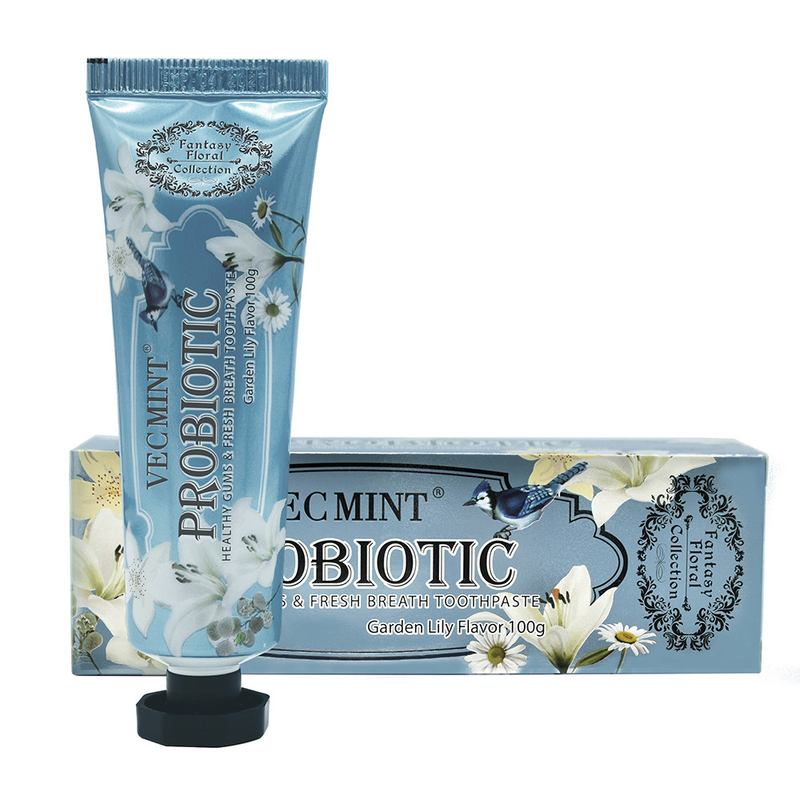 لیلی لیلی رز Osmanthus طعم خمیر شیمیایی خمیر دندان با جعبه کاغذ سفید 400 گرم