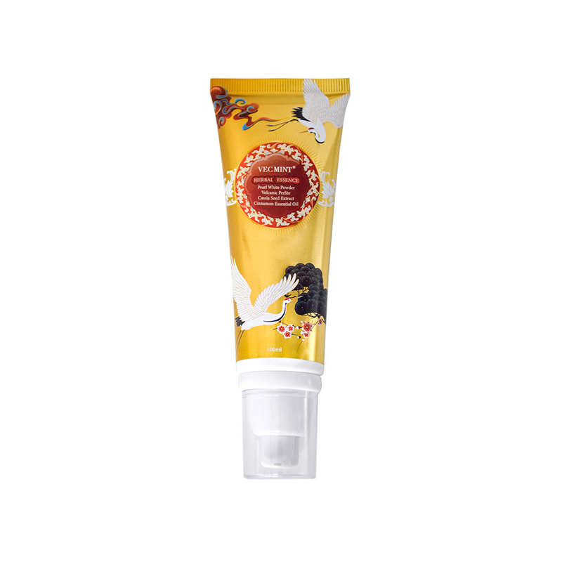 VECMINT HERBAL ESSENCE پاور سفید مروارید خمیر دندان 100 گرمی برای دندان های سالم فروش گرم کارخانه تحویل مستقیم