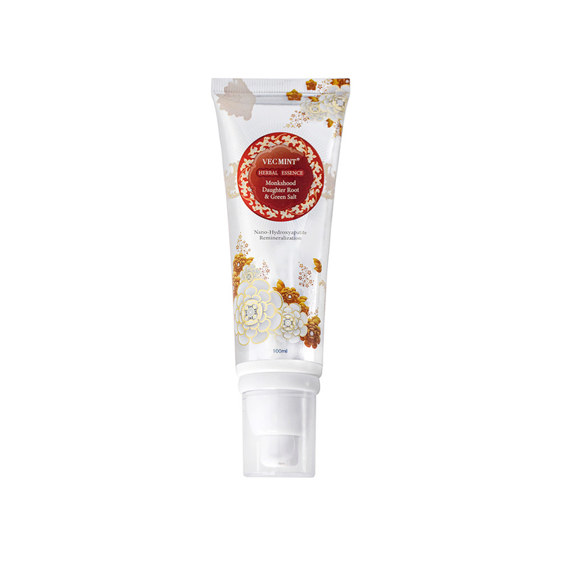 VECMINT HERBAL ESSENCE نانوهیدروکسیپاتیل ریمینرالیزاسیون خمیر دندان 100 گرمی برای دندان های سالم فروش گرم تحویل مستقیم کارخانه