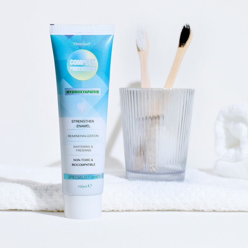 DENTIFRESH 100g خمیر دندان هیدروکسیپاتیت خمیر دندان طعم نعناع خمیر دندان برای بزرگسالان خمیر دندان لوگو سفارشی
