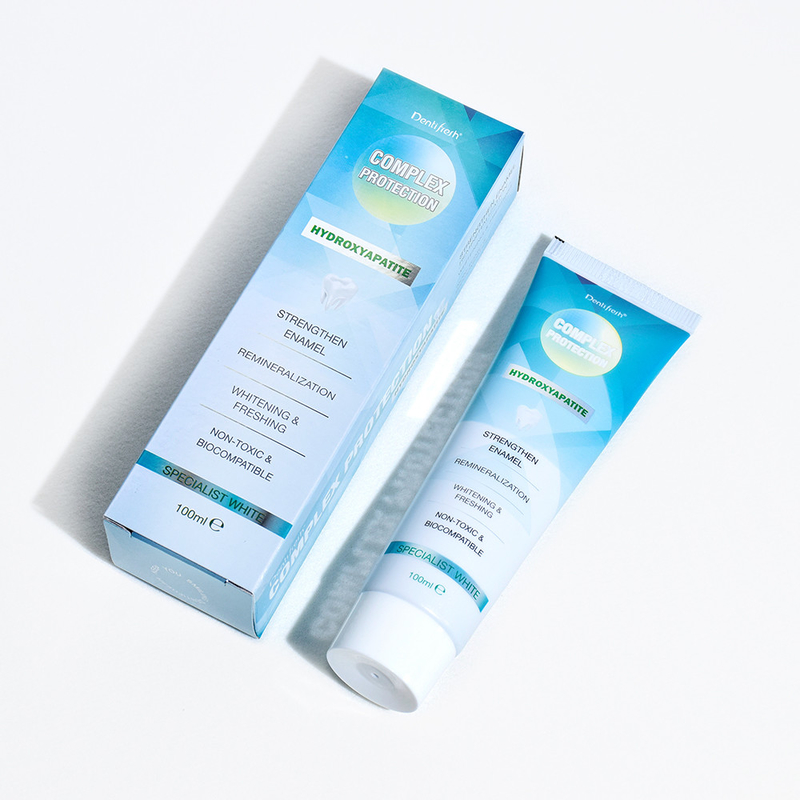 DENTIFRESH 100g خمیر دندان هیدروکسیپاتیت خمیر دندان طعم نعناع خمیر دندان برای بزرگسالان خمیر دندان لوگو سفارشی