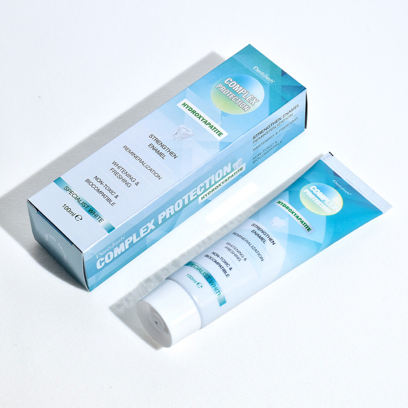 DENTIFRESH 100g خمیر دندان هیدروکسیپاتیت خمیر دندان طعم نعناع خمیر دندان برای بزرگسالان خمیر دندان لوگو سفارشی
