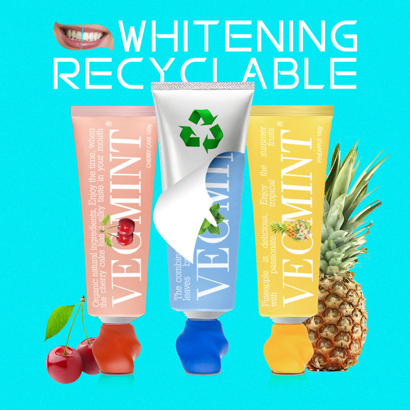 VECMINT نمک دریایی و خمیر دندان تازه نعناع - دهان شما را ترک می کند