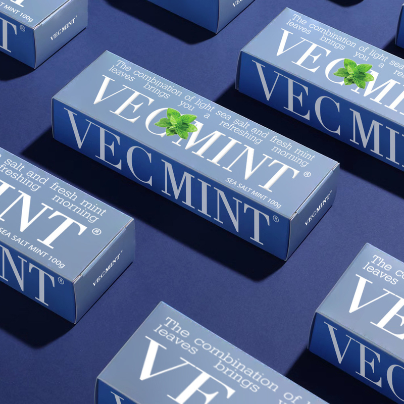 VECMINT کیک گیلاس خمیر دندان طعم دار برای تازه بودن دهان - مواد طبیعی ارگانیک 100 گرم تحویل عمده در کارخانه سفارشی