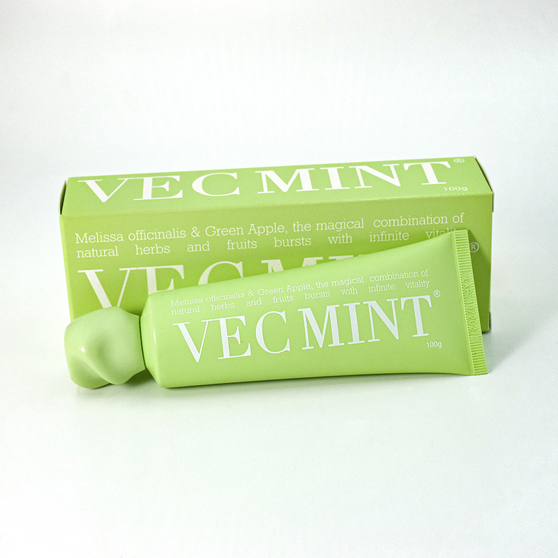 VECMINT 100g خمیر دندان: با گیاهان طبیعی جادویی و میوه ها (Melissa officinalis و سیب سبز) حیات دهان را آزاد کنید