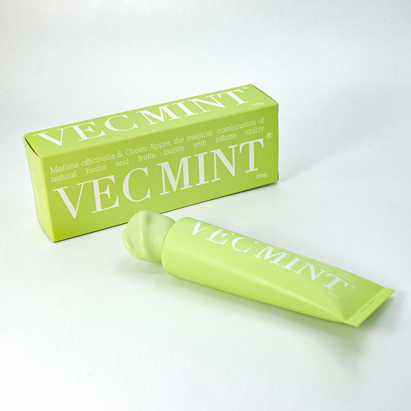 VECMINT 100g خمیر دندان: با گیاهان طبیعی جادویی و میوه ها (Melissa officinalis و سیب سبز) حیات دهان را آزاد کنید