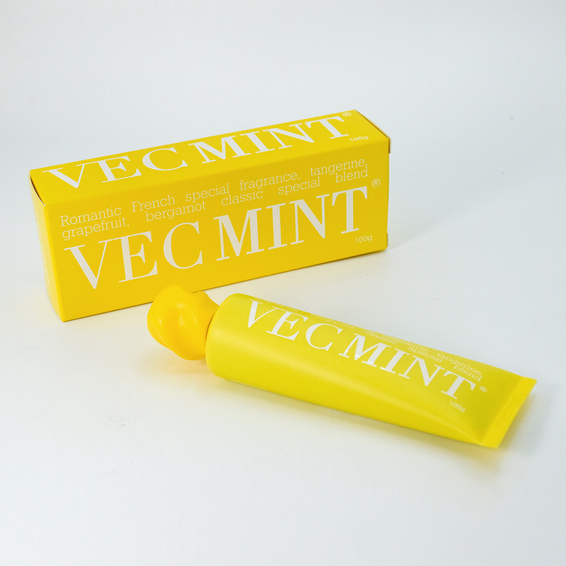 100 گرم فروش گرم VECMINT خمیر دندان: خوشبو فوق العاده الهام گرفته از فرانسه از گریپ فروت، برگاموت و تانجرین