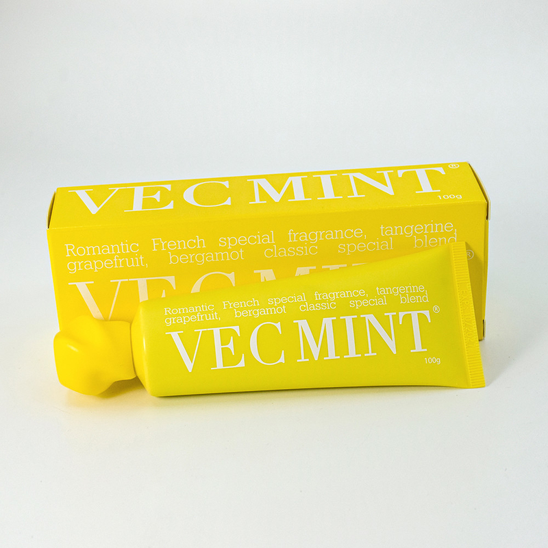 100 گرم فروش گرم VECMINT خمیر دندان: خوشبو فوق العاده الهام گرفته از فرانسه از گریپ فروت، برگاموت و تانجرین