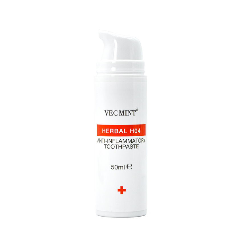 VECMINT Herbal H02 ضد حساسیت خمیر دندان - 50 میلی لیتر، فرمول آرام دهنده برای دندان های حساس