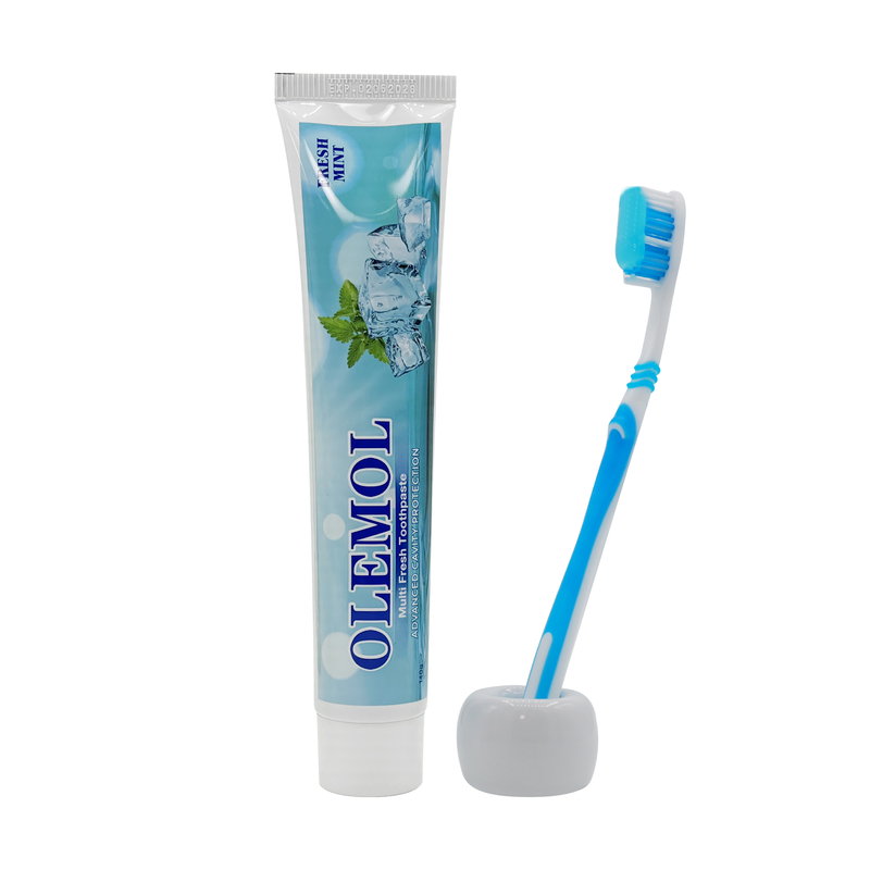 خمیر دندان مولتی فرش OLEMOL 100 گرم - با طعم نعناع تازه با محافظت پیشرفته از حفره دندانی برای بهداشت دهان و دندان روزانه و مراقبت از دندان
