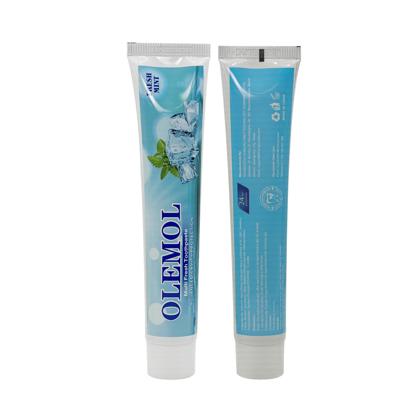 خمیر دندان مولتی فرش OLEMOL 100 گرم - با طعم نعناع تازه با محافظت پیشرفته از حفره دندانی برای بهداشت دهان و دندان روزانه و مراقبت از دندان