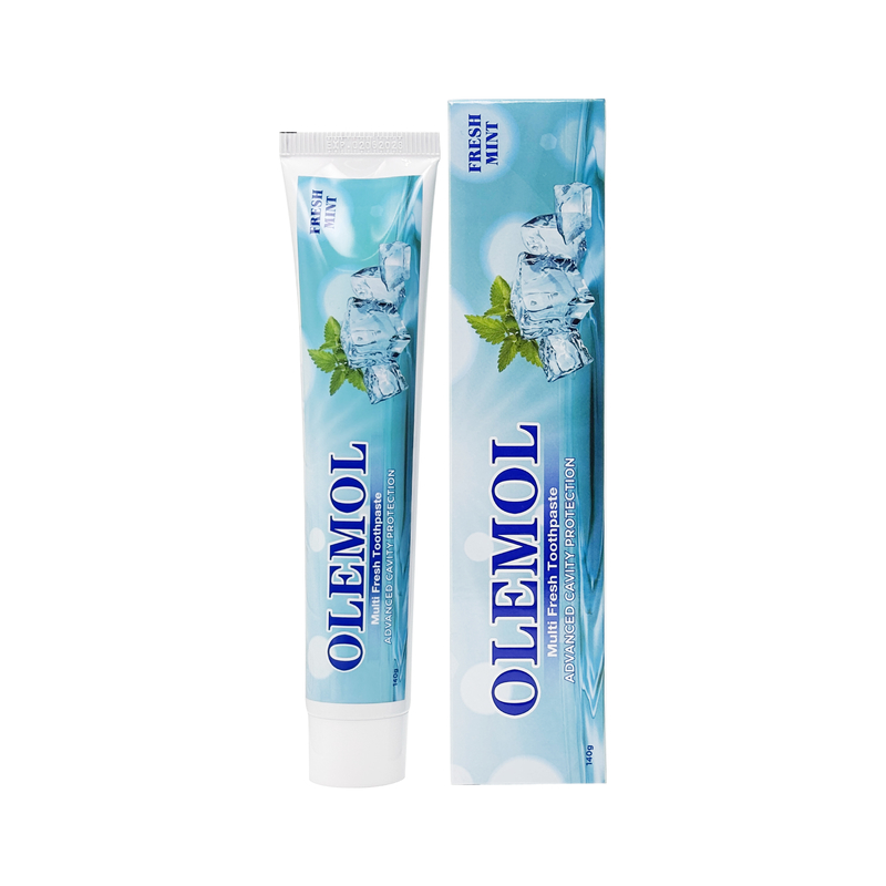 خمیر دندان مولتی فرش OLEMOL 100 گرم - با طعم نعناع تازه با محافظت پیشرفته از حفره دندانی برای بهداشت دهان و دندان روزانه و مراقبت از دندان