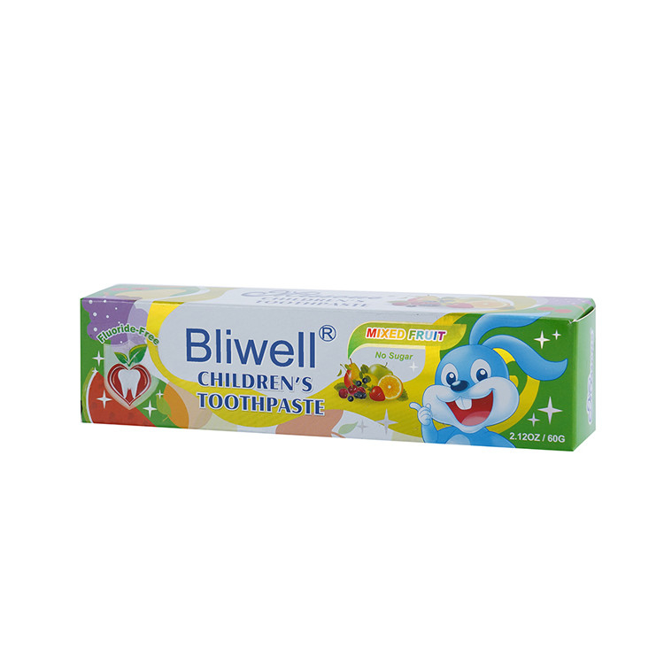 خمیر دندان کودکان ارگانیک ایمن 60G حفره حذف برای بیش از 10 ماهگی