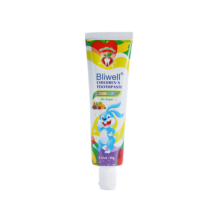 خمیر دندان کودکان ارگانیک ایمن 60G حفره حذف برای بیش از 10 ماهگی